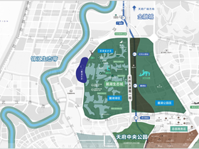 信达麓湖左岸位于成都市天府新区麓湖板块