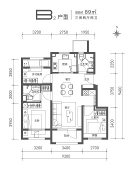 北京城建·星誉BEIJING户型图