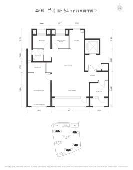 京能·西贤府户型图