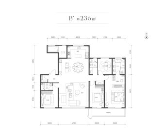 中海·长安玖章户型图