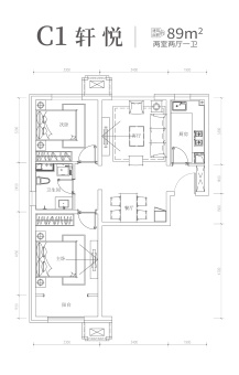 首创禧悦兴城户型图