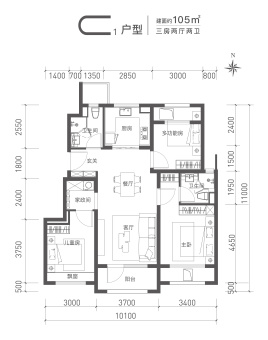 北京城建·星誉BEIJING户型图