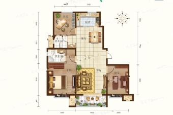 中房·馨美域户型图