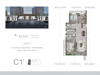 孔雀城柏悦府户型图
