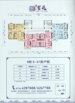 钟祥御隆天下玺苑户型图