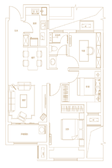 建业盛悦府户型图