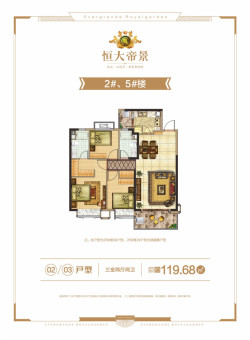 恒大帝景户型图