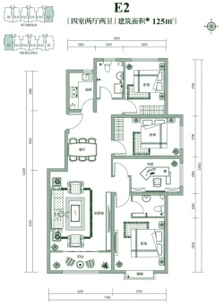 九里香堤户型图