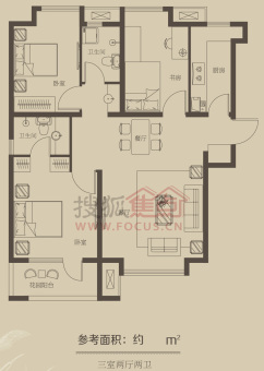 荣盛白鹭岛户型图