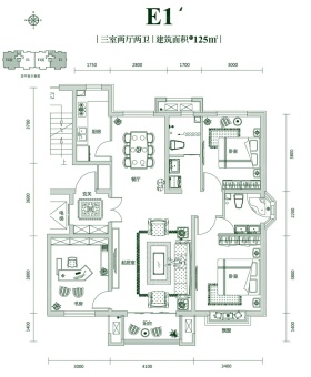 九里香堤户型图