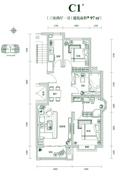 九里香堤户型图