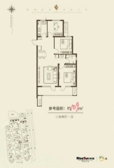 荣盛白鹭岛户型图