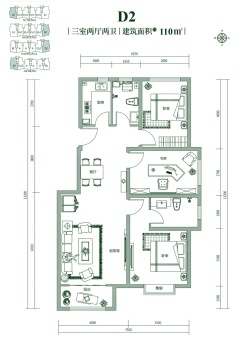 九里香堤户型图