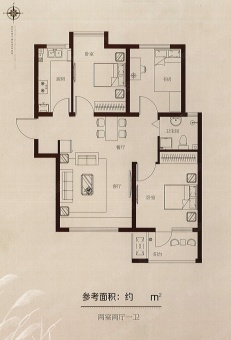 荣盛白鹭岛户型图