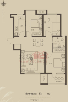 荣盛白鹭岛户型图