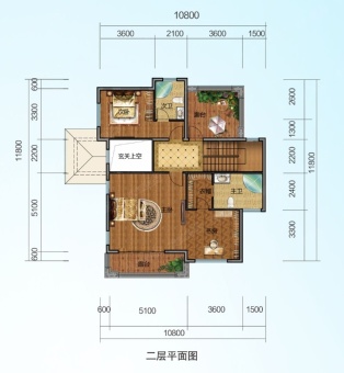 中铁国际生态城白晶谷户型图