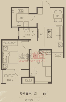 荣盛白鹭岛户型图