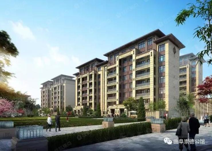 【曲阜崇德公馆】项目一期占地100亩,建筑面积约10万平方米