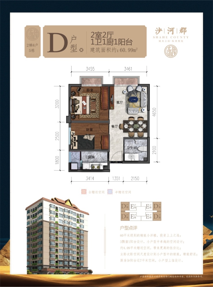 【沙河郡】均价7990元/㎡买精装两房