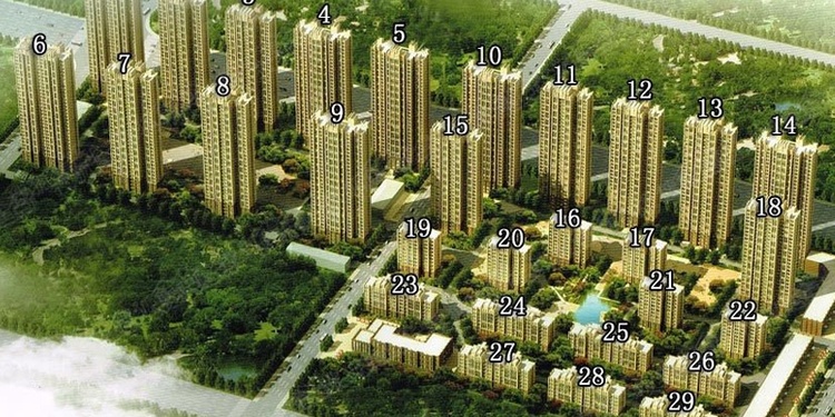 盛秦北苑楼座图