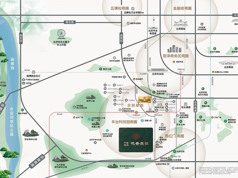 中建壹品·花香壹号交通图