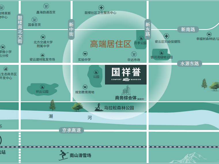 住总国祥誉交通图