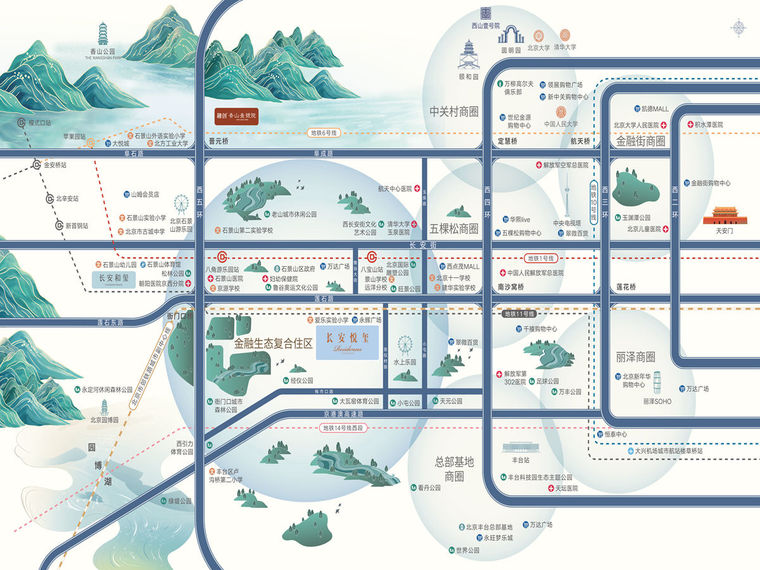 长安悦玺交通图