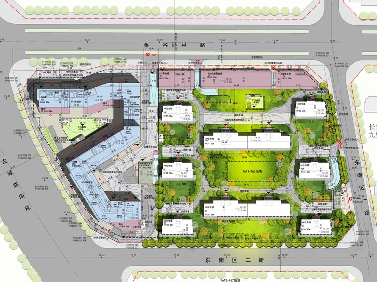 中海·长安玖章楼层平面图