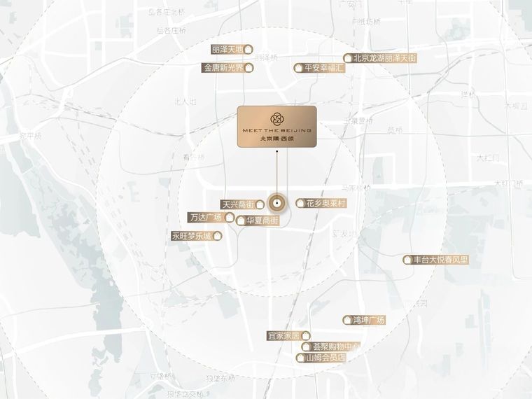 北京隅·西颂周边配套图