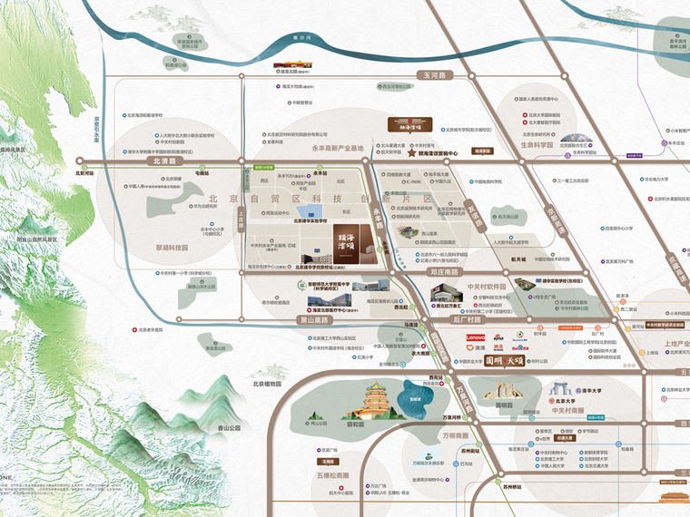 颐海澐颂交通图
