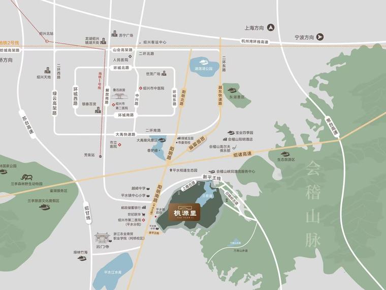 桃源里交通图