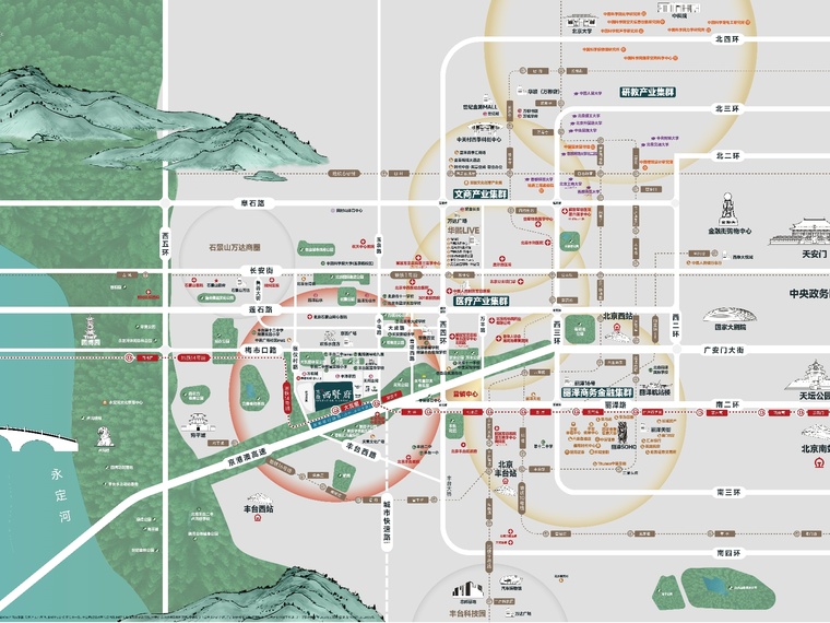 京能·西贤府交通图