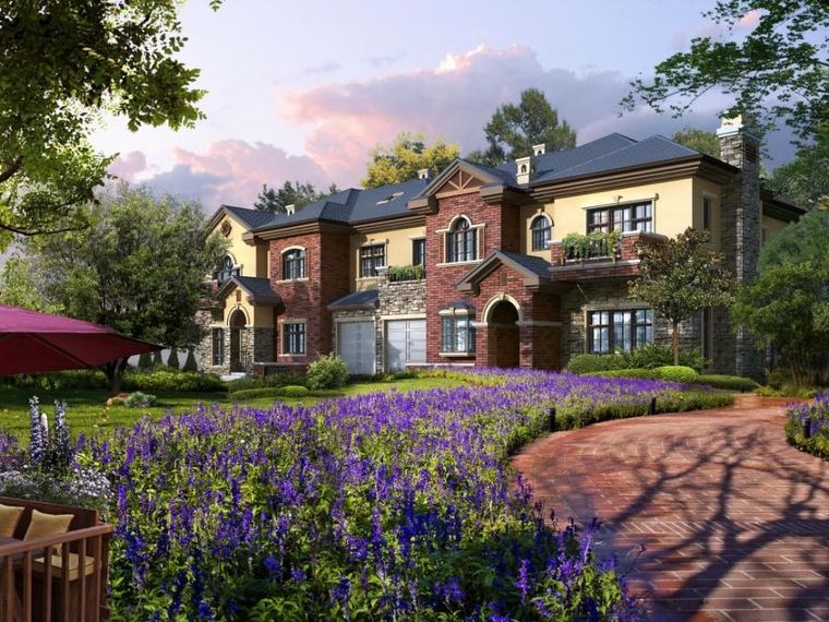 北辰红橡墅效果图