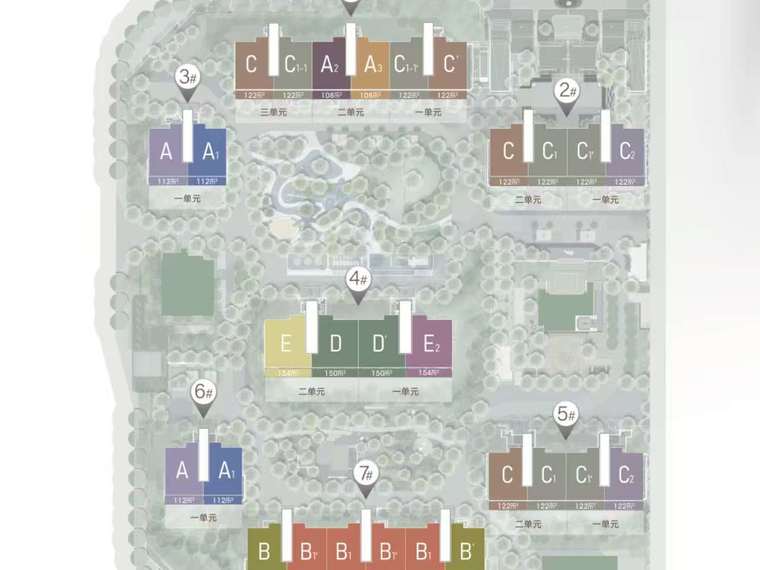 北京隅·西颂楼层平面图