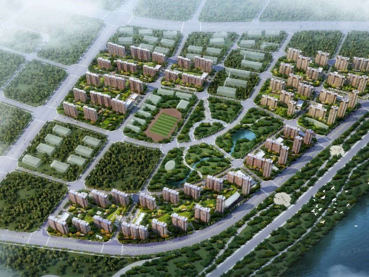 新城投·御河园效果图