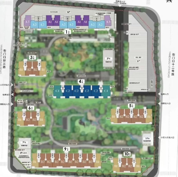 中海学府里楼层平面图