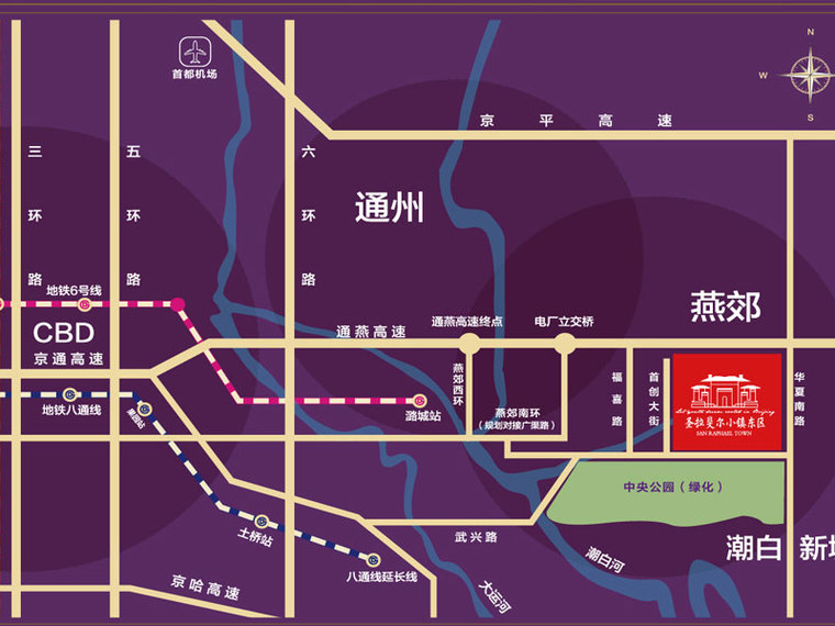 路劲阳光城商业交通图