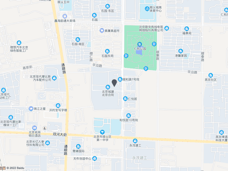 北京城建·星誉BEIJING交通图