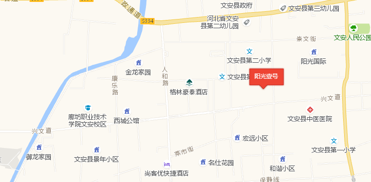 阳光壹号交通图
