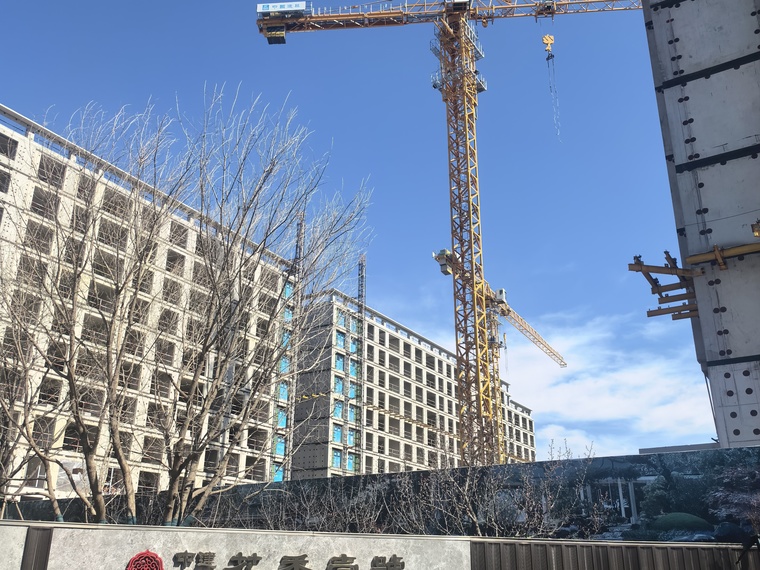 中建壹品·花香壹号施工进度图
