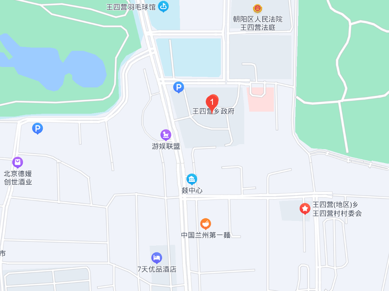中绿东岳府交通图