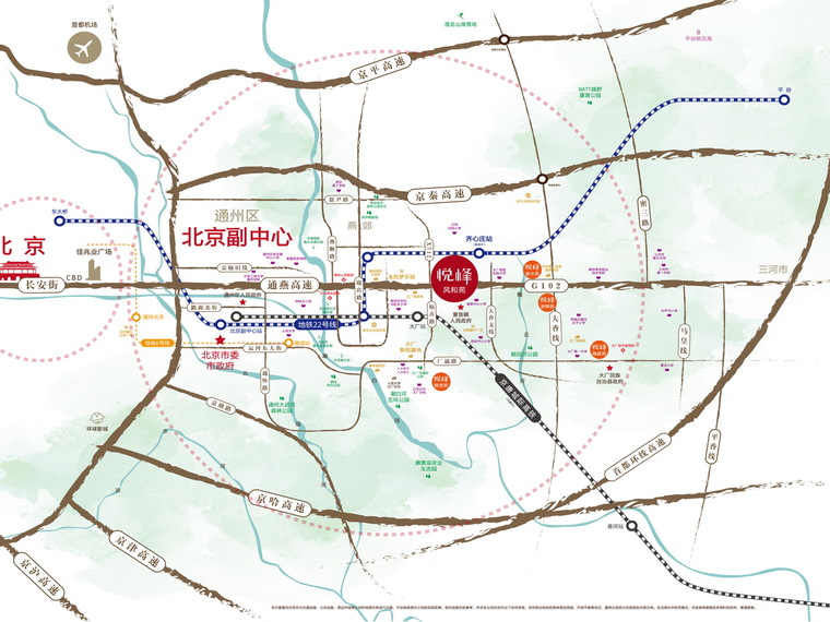 北京佳兆业·悦峰交通图