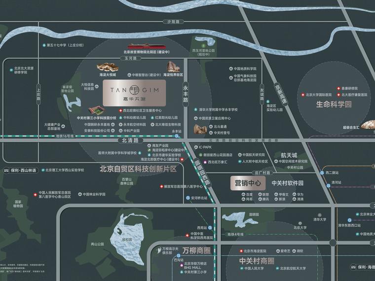 保利·建工·嘉华天珺交通图