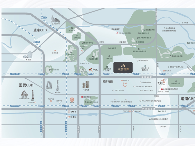 玺悦朝阳交通图