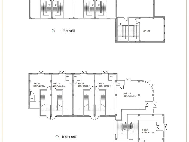 首开·国风悦府楼层平面图