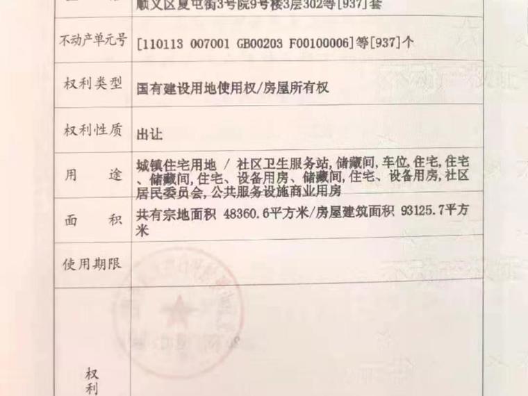 顺鑫颐和天璟·禧润楼盘证照