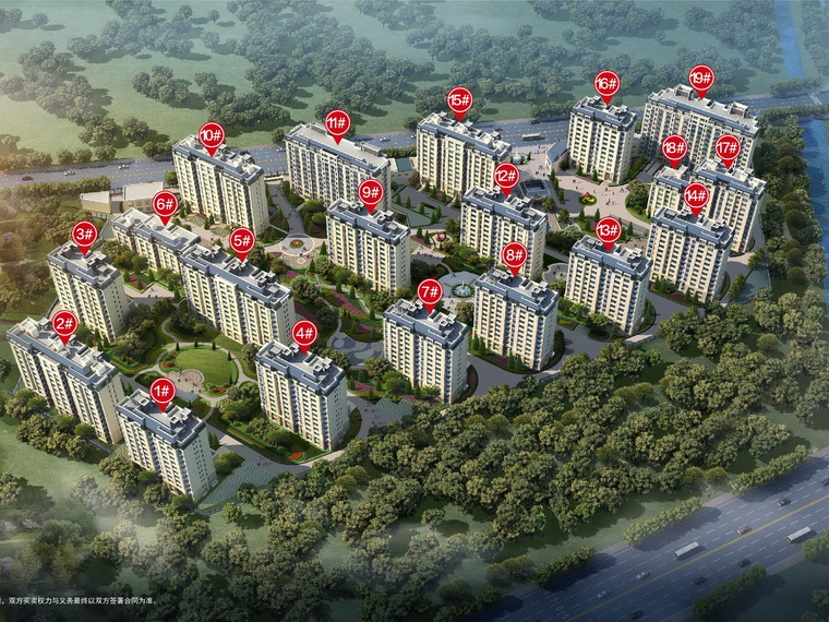 潮白河孔雀城瑞泽学府楼层平面图