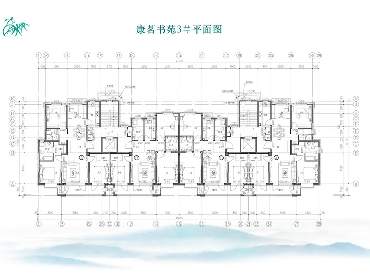 康茗书苑楼层平面图