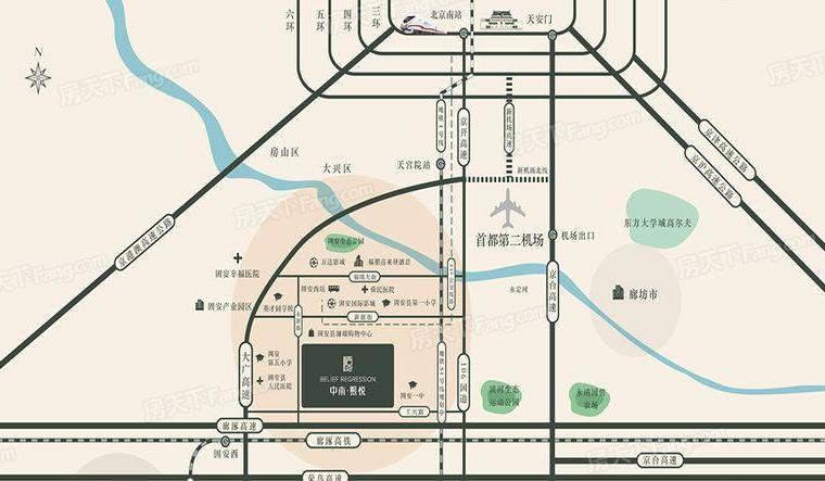 中南·熙悦交通图
