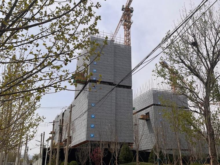 龙湖·观萃施工进度图
